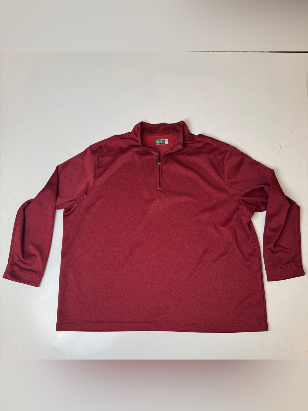 Hogan Men's Burgundy Quarter-Zip Pullover